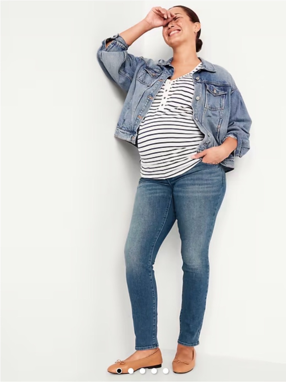 Old Navy Full-Pannel WPW Straight Maternity Jeans